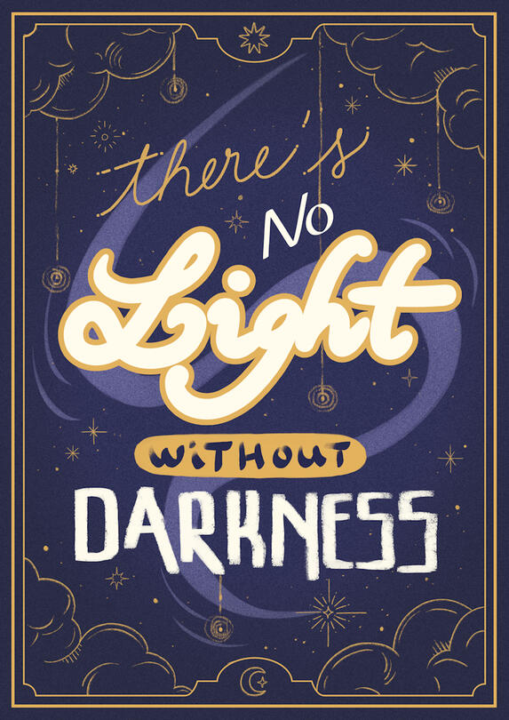 Illustrated quote
